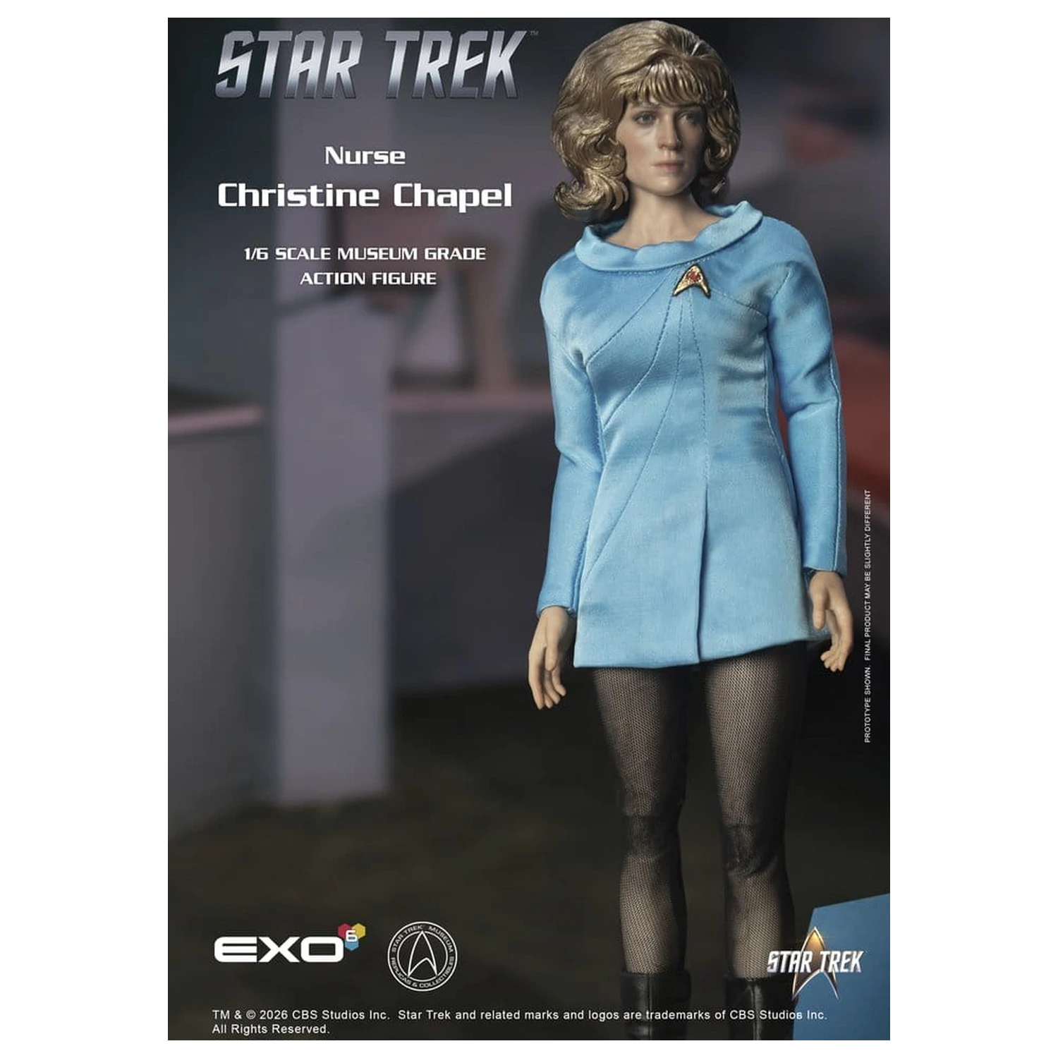 Star Trek: The Original Series zberateľská akčná figúrka múzejnej kvality 1/6 Nurse Christine Chapel 28 cm produktová fotografia