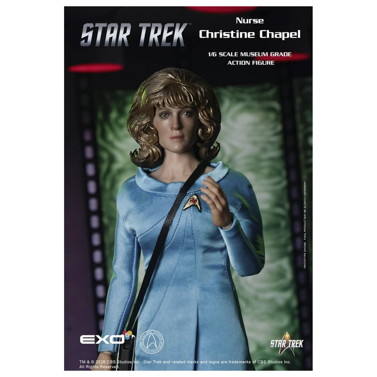 Star Trek: The Original Series zberateľská akčná figúrka múzejnej kvality 1/6 Nurse Christine Chapel 28 cm produktová fotografia