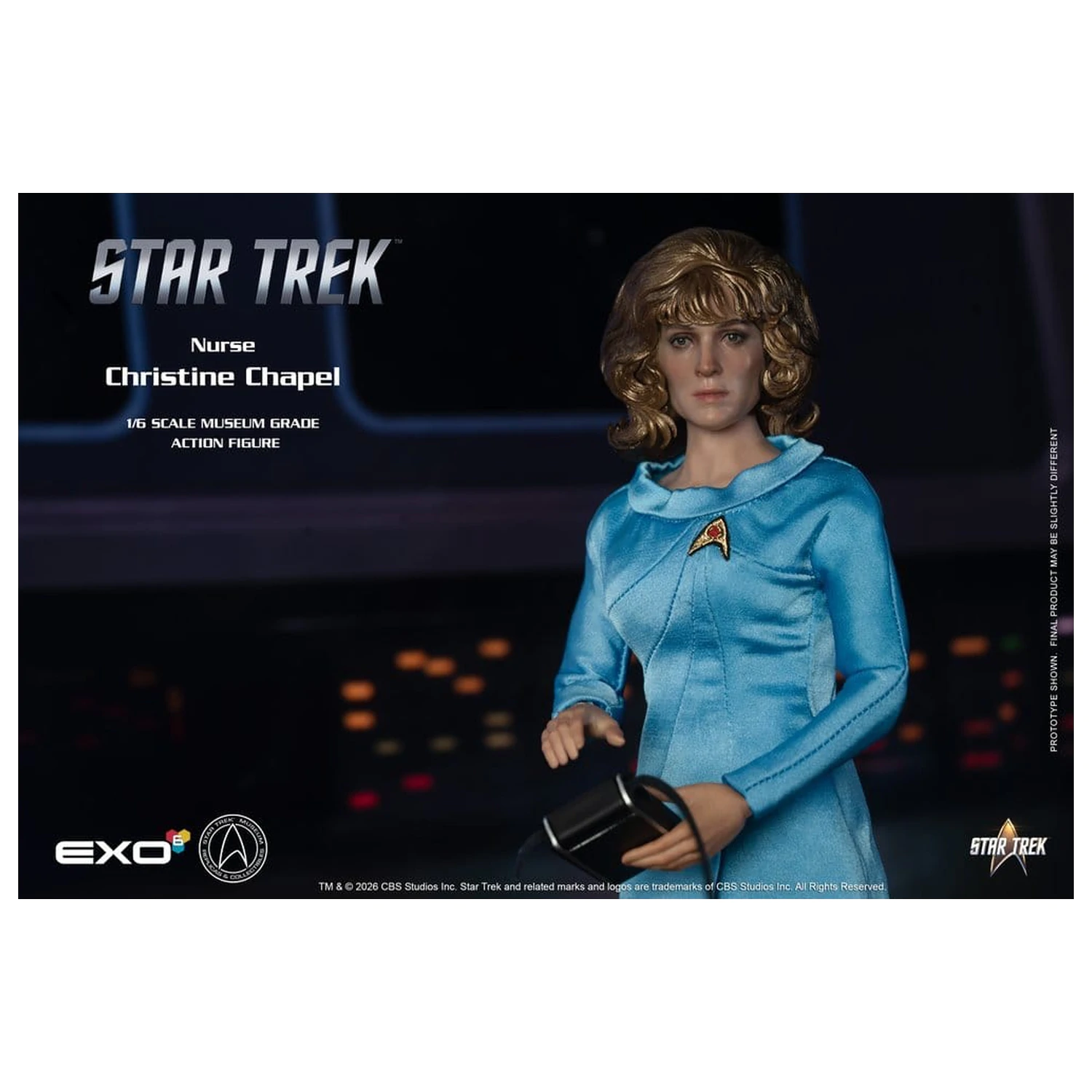 Star Trek: The Original Series zberateľská akčná figúrka múzejnej kvality 1/6 Nurse Christine Chapel 28 cm produktová fotografia