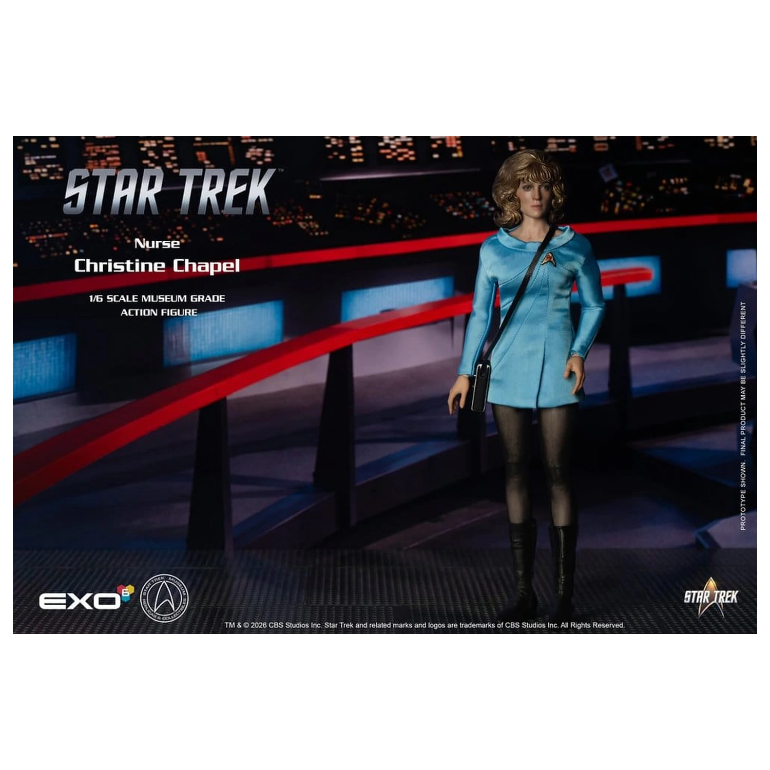 Star Trek: The Original Series zberateľská akčná figúrka múzejnej kvality 1/6 Nurse Christine Chapel 28 cm produktová fotografia
