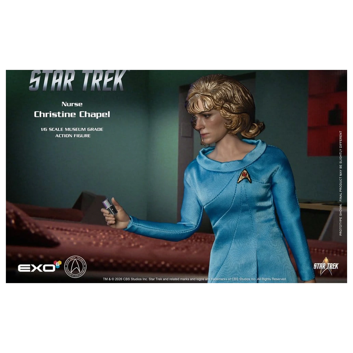 Star Trek: The Original Series zberateľská akčná figúrka múzejnej kvality 1/6 Nurse Christine Chapel 28 cm produktová fotografia