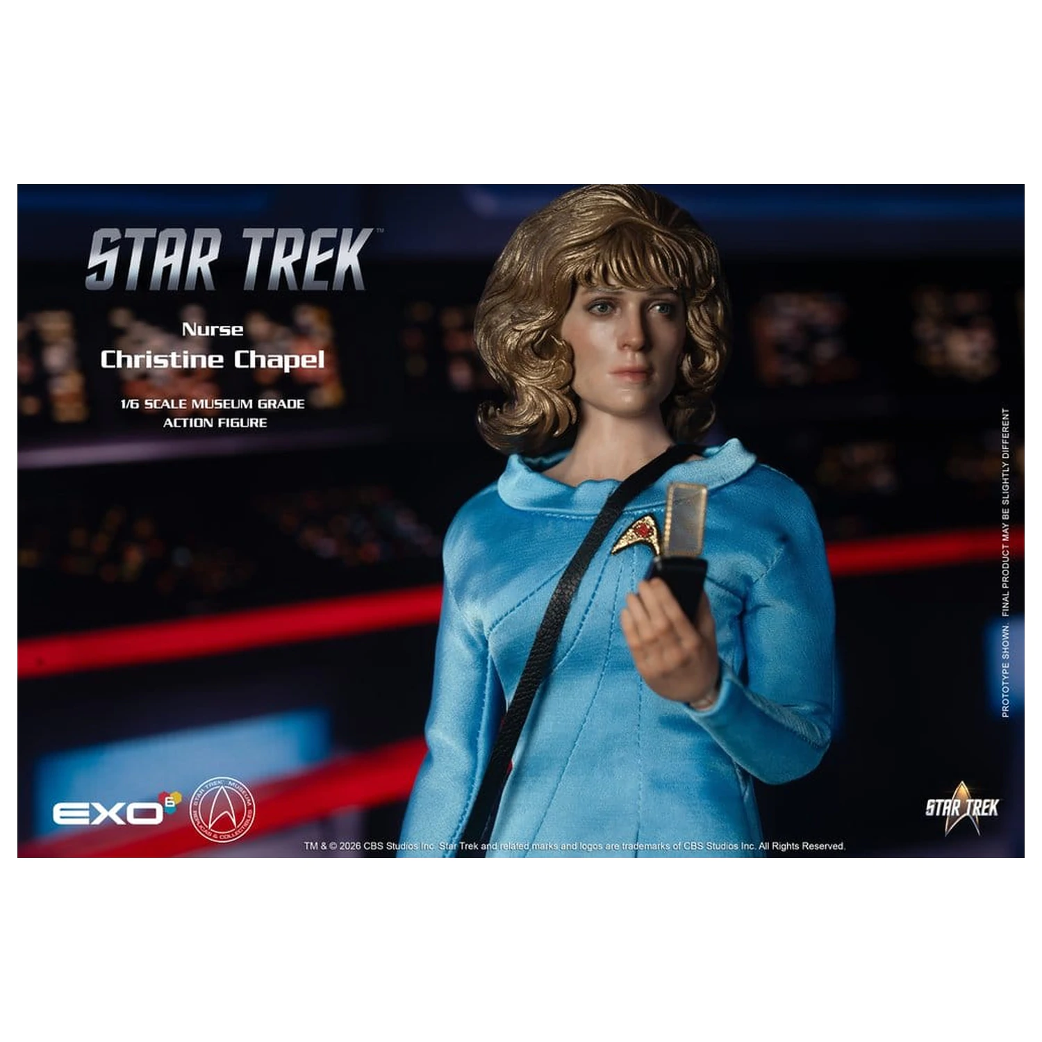 Star Trek: The Original Series zberateľská akčná figúrka múzejnej kvality 1/6 Nurse Christine Chapel 28 cm produktová fotografia