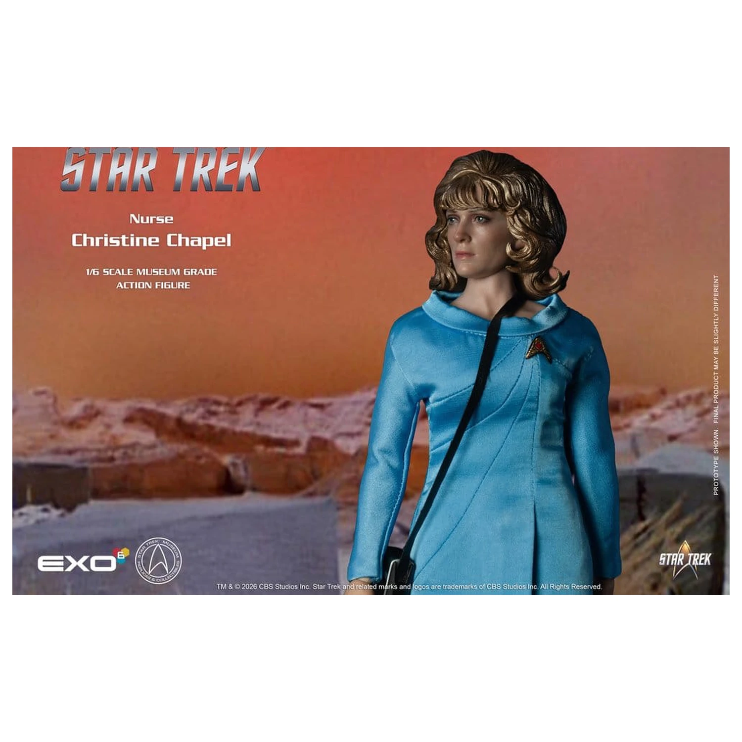 Star Trek: The Original Series zberateľská akčná figúrka múzejnej kvality 1/6 Nurse Christine Chapel 28 cm produktová fotografia