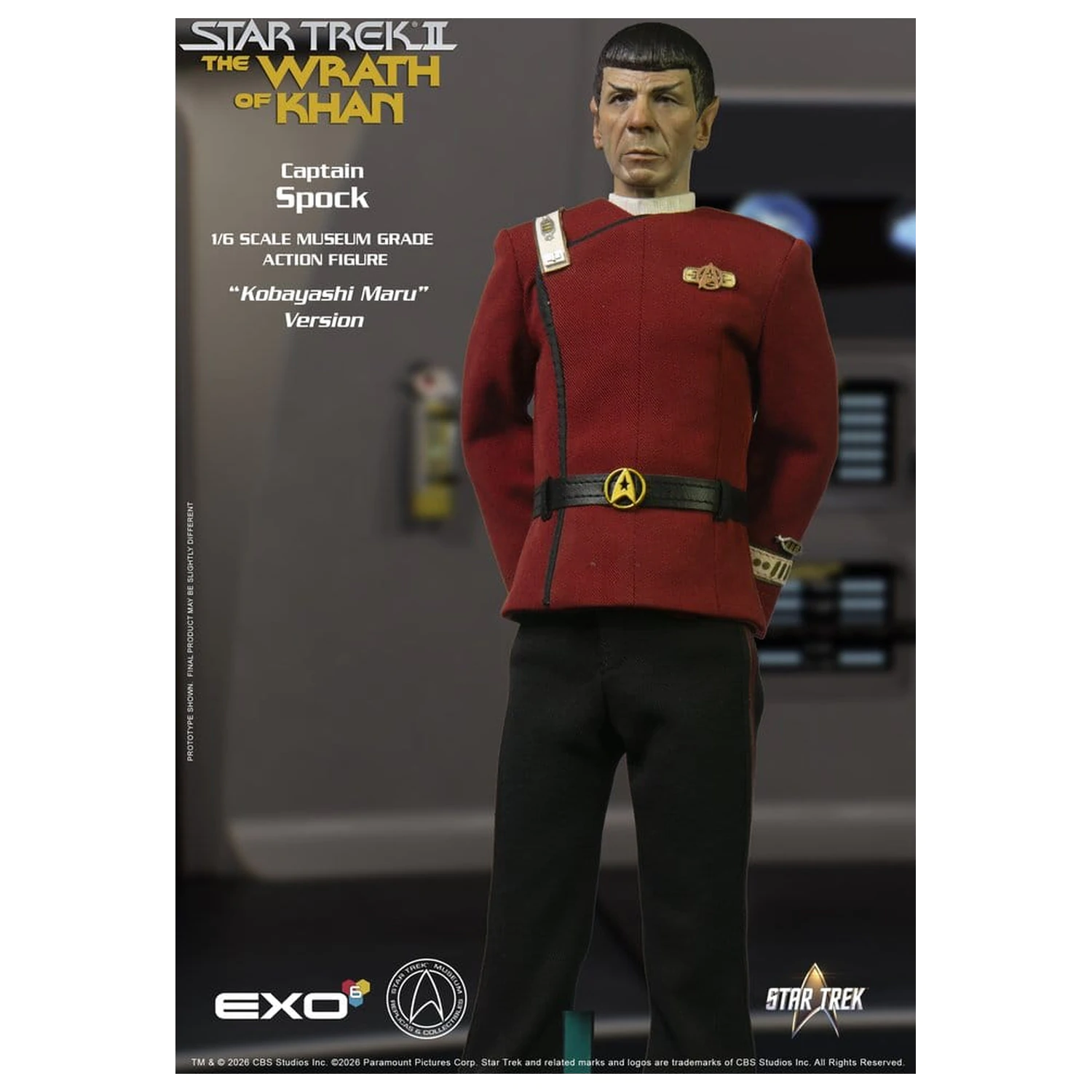 Star Trek: The Wrath of Khan akčná figúrka 1/6 Captain Spock Kobayashi Maru Version 30 cm produktová fotografia