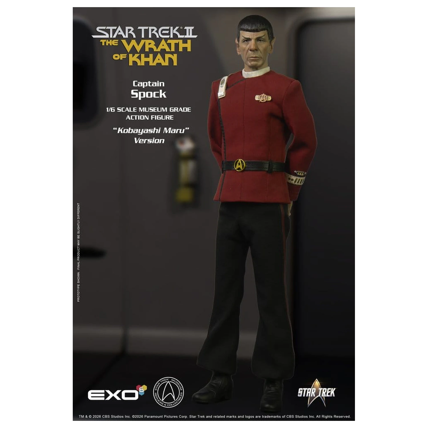 Star Trek: The Wrath of Khan akčná figúrka 1/6 Captain Spock Kobayashi Maru Version 30 cm produktová fotografia