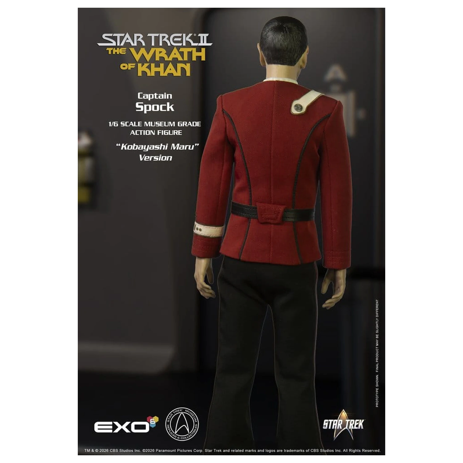 Star Trek: The Wrath of Khan akčná figúrka 1/6 Captain Spock Kobayashi Maru Version 30 cm produktová fotografia