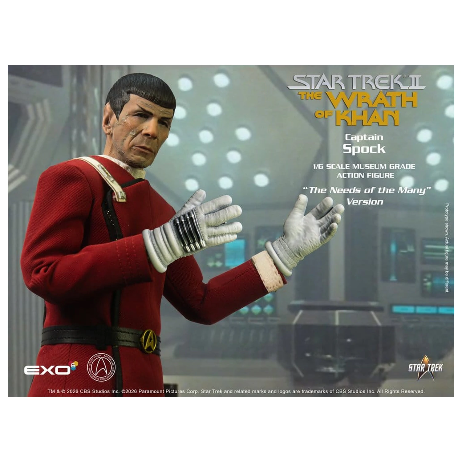 Star Trek: The Wrath of Khan akčná figúrka 1/6 Captain Spock Needs of the Many Version 30 cm produktová fotografia