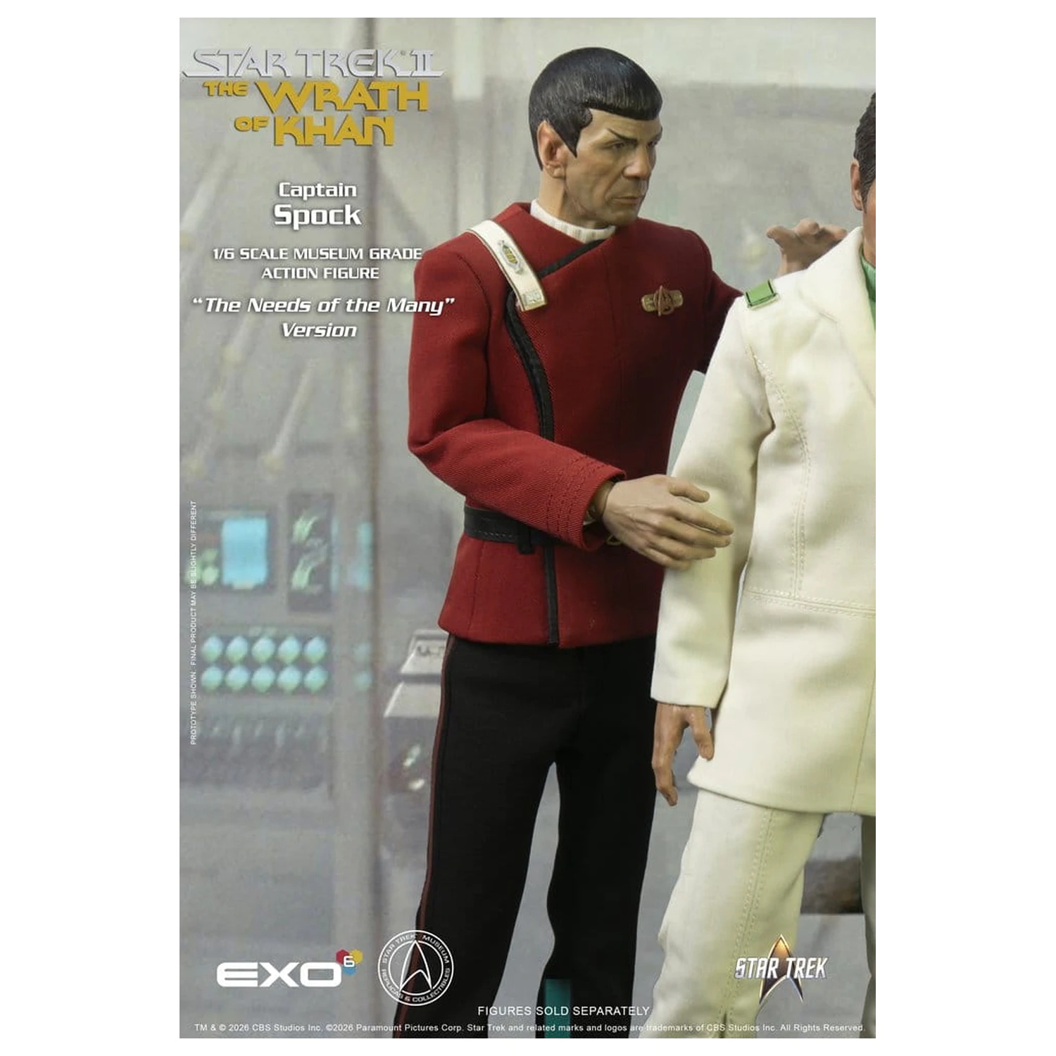 Star Trek: The Wrath of Khan akčná figúrka 1/6 Captain Spock Needs of the Many Version 30 cm produktová fotografia
