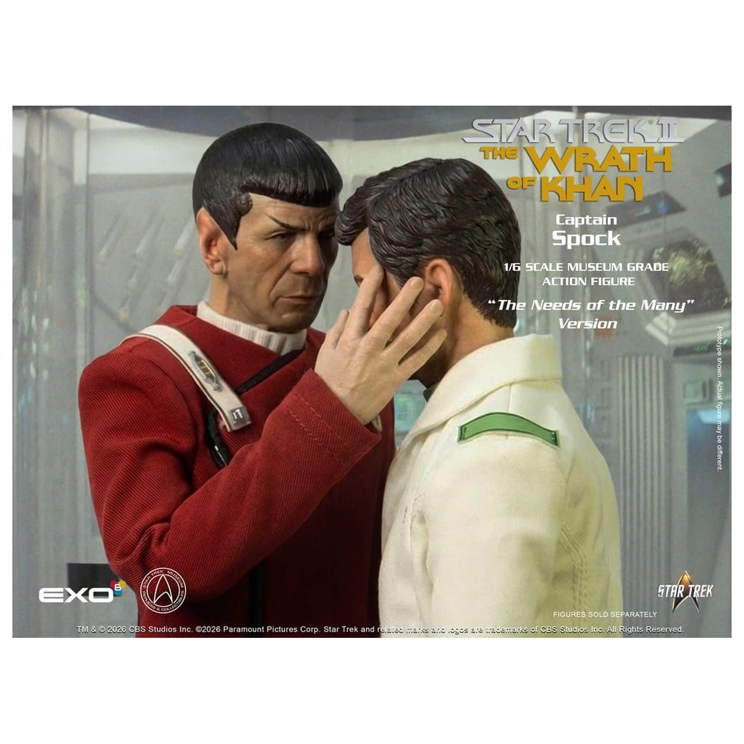 Star Trek: The Wrath of Khan akčná figúrka 1/6 Captain Spock Needs of the Many Version 30 cm produktová fotografia