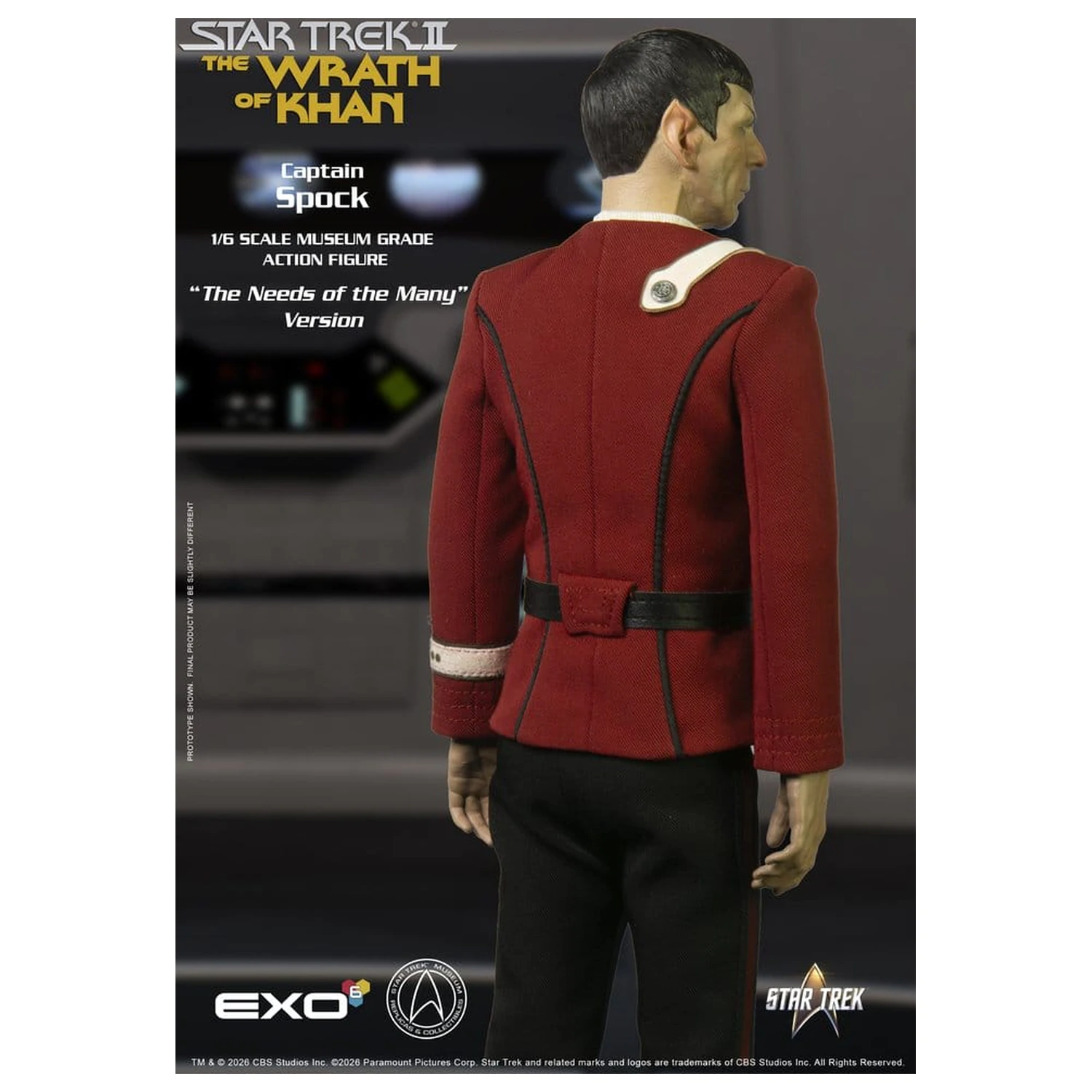 Star Trek: The Wrath of Khan akčná figúrka 1/6 Captain Spock Needs of the Many Version 30 cm produktová fotografia