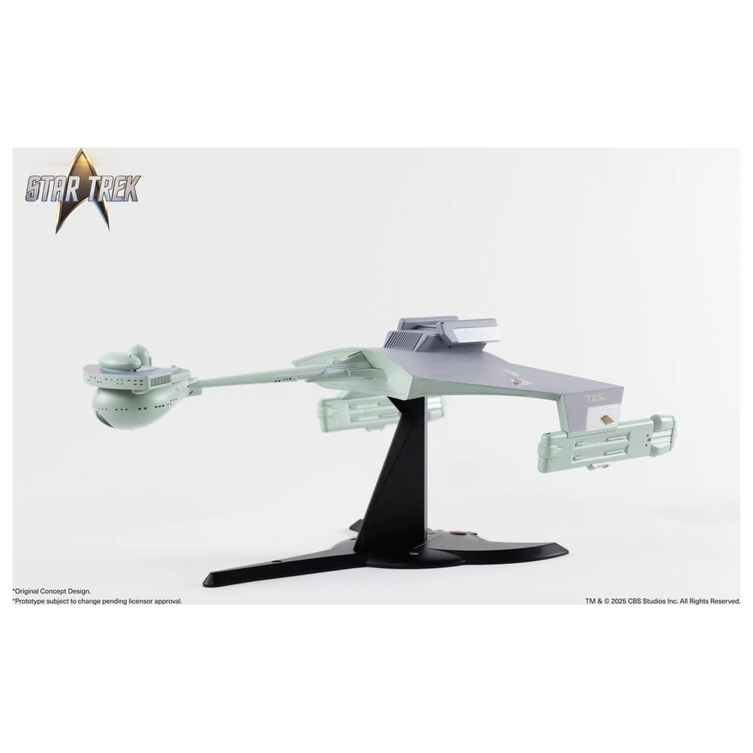 Star Trek TOS DieCast Replika 1/350 Klingon D7 Battle Cruiser Original Concept Design heo EU Exclusive 66 cm produktová fotografia
