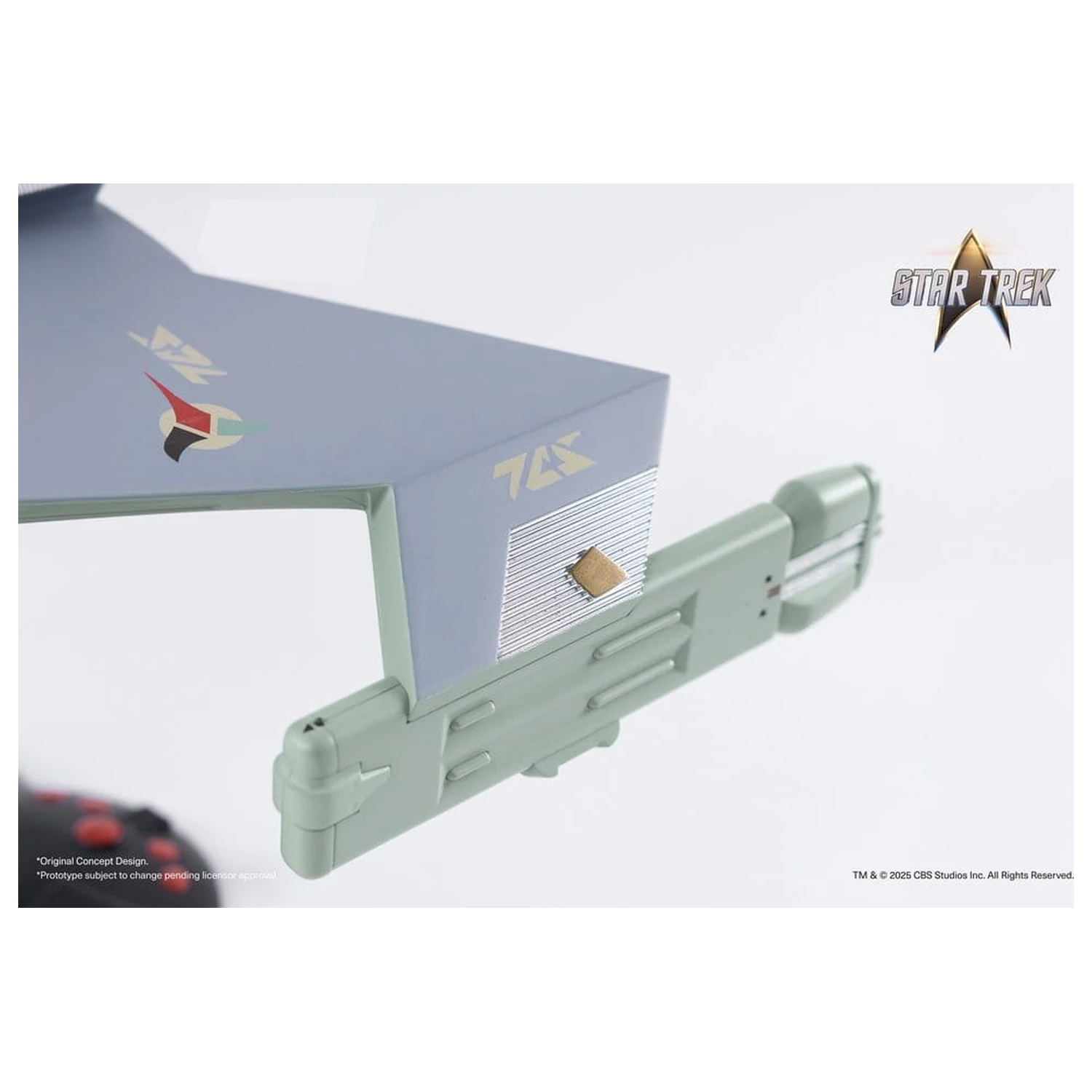 Star Trek TOS DieCast Replika 1/350 Klingon D7 Battle Cruiser Original Concept Design heo EU Exclusive 66 cm produktová fotografia