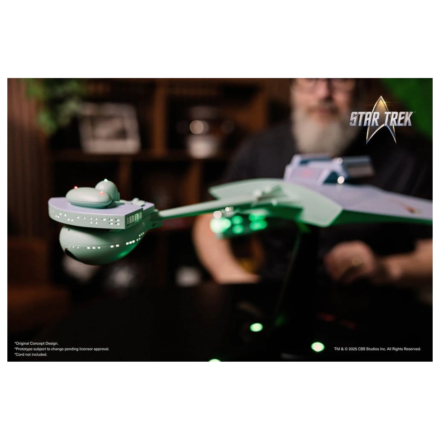 Star Trek TOS DieCast Replika 1/350 Klingon D7 Battle Cruiser Original Concept Design heo EU Exclusive 66 cm produktová fotografia
