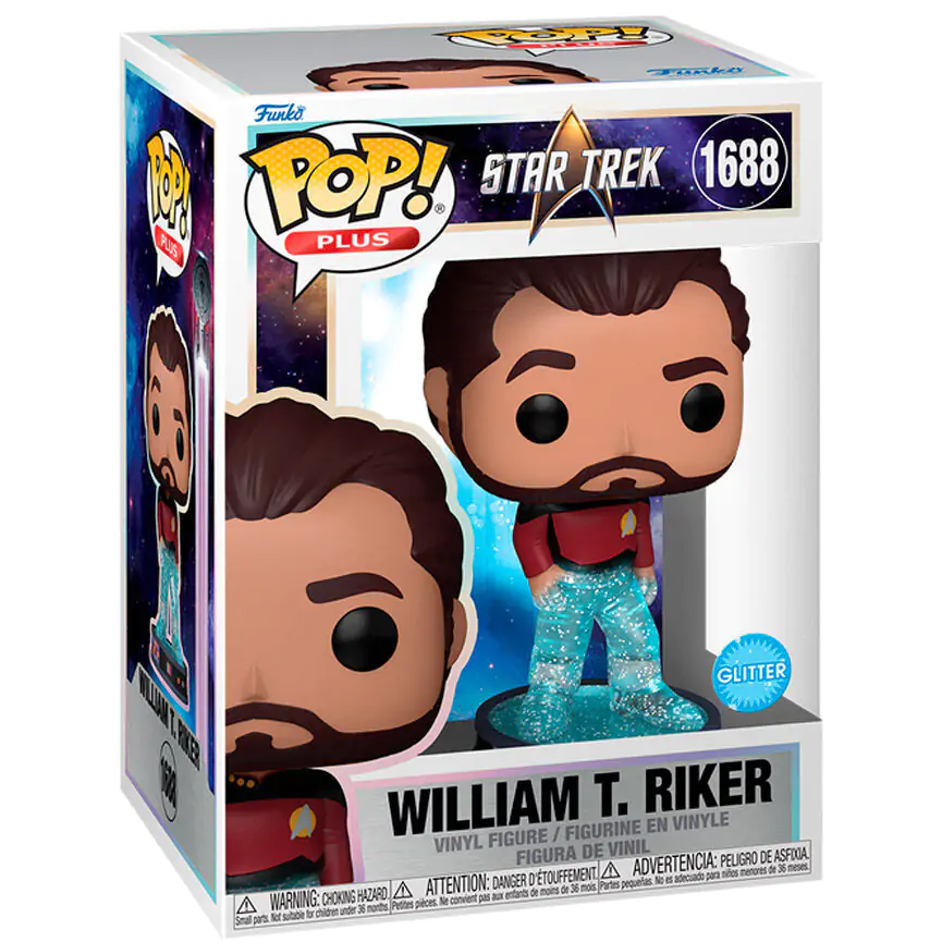 Star Trek Transporter Funko POP! Plus Movies Vinylová figúrka Riker 9 cm produktová fotografia