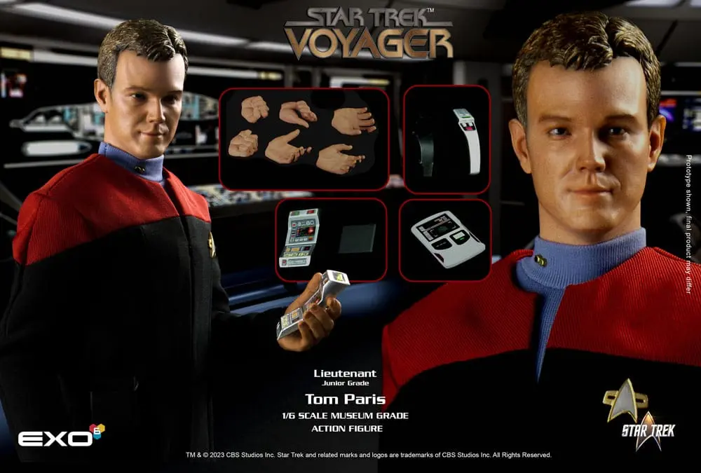 Star Trek: Voyager Akčná figúrka 1/6 Lieutenant Junior Grade Tom Paris 30 cm produktová fotografia