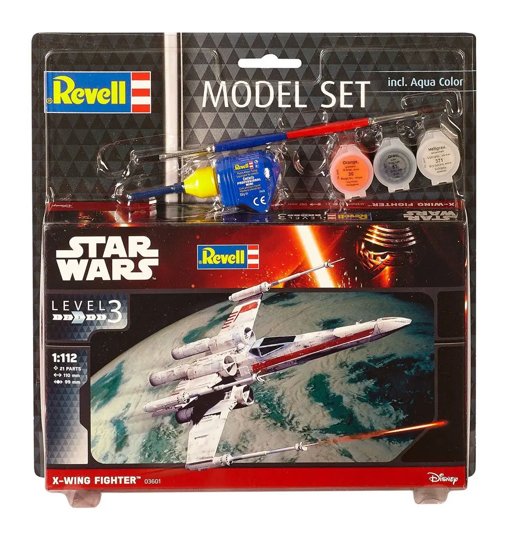 Star Wars Model Kit 1/112 Model Set X-Wing Fighter 11 cm termékfotó