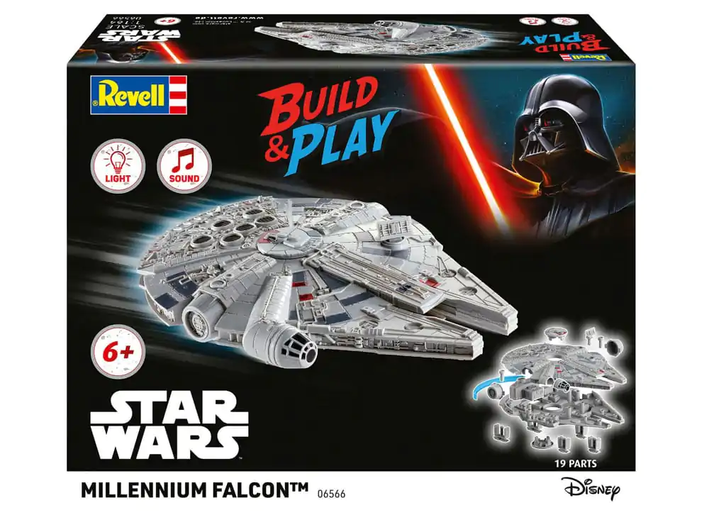 Star Wars Model Kit 1/164 Millennium Falcon 21 cm produktová fotografia