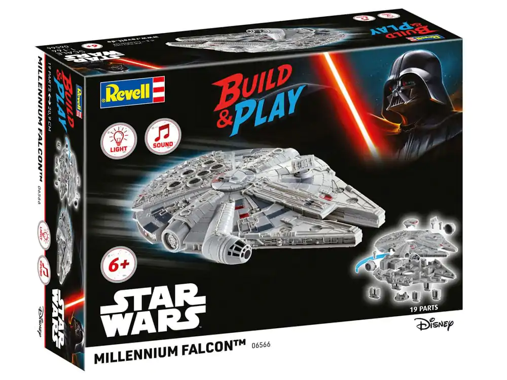 Star Wars Model Kit 1/164 Millennium Falcon 21 cm produktová fotografia