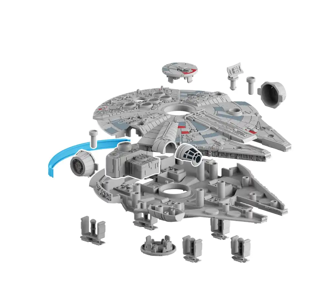 Star Wars Model Kit 1/164 Millennium Falcon 21 cm produktová fotografia