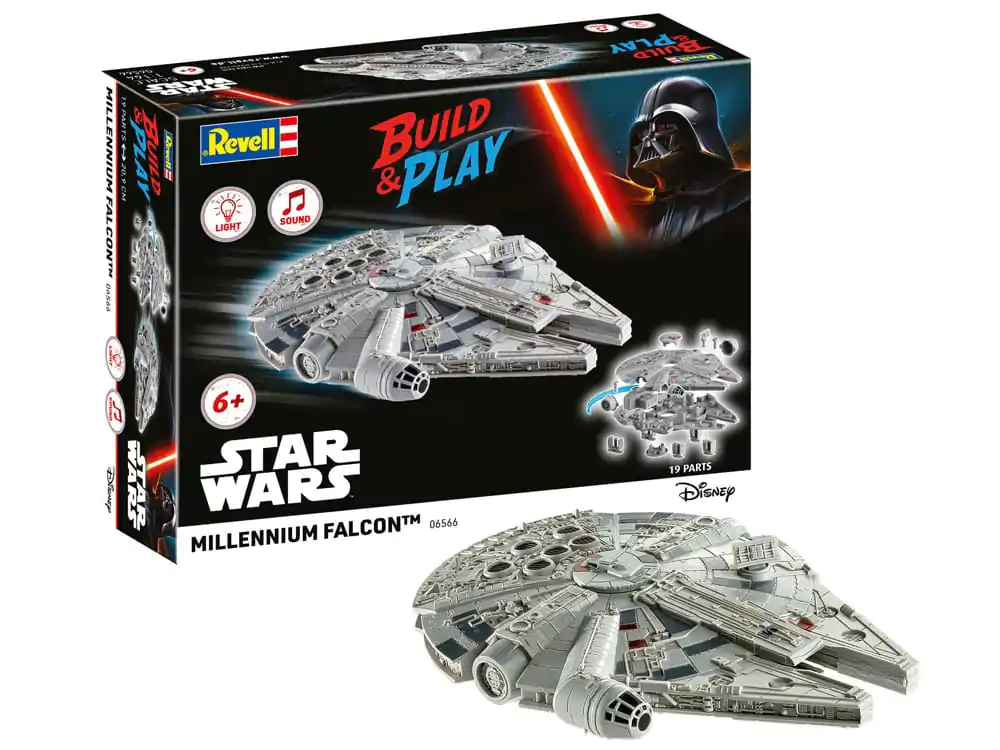 Star Wars Model Kit 1/164 Millennium Falcon 21 cm produktová fotografia