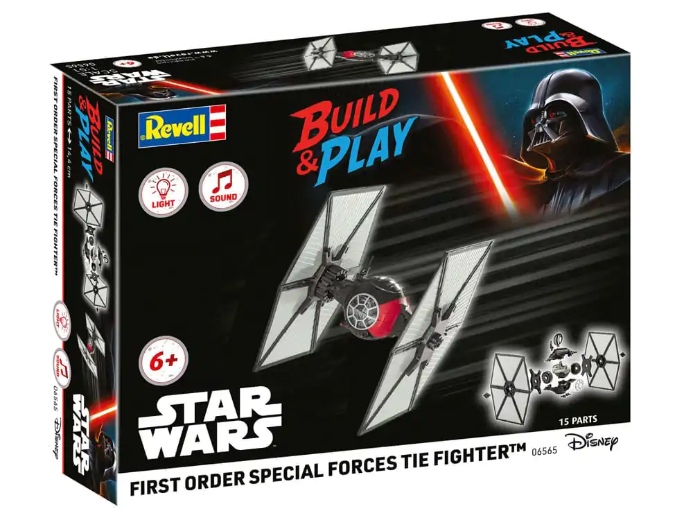 Star Wars Model Kit 1/51 First Order Special Forces TIE Fighter 14 cm produktová fotografia