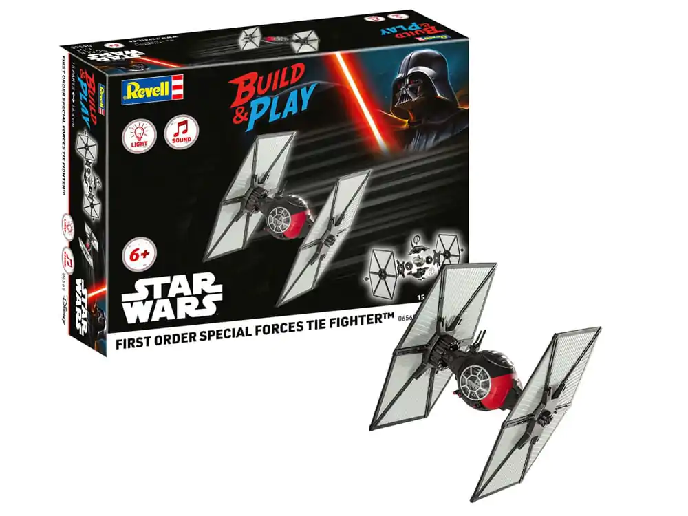 Star Wars Model Kit 1/51 First Order Special Forces TIE Fighter 14 cm produktová fotografia