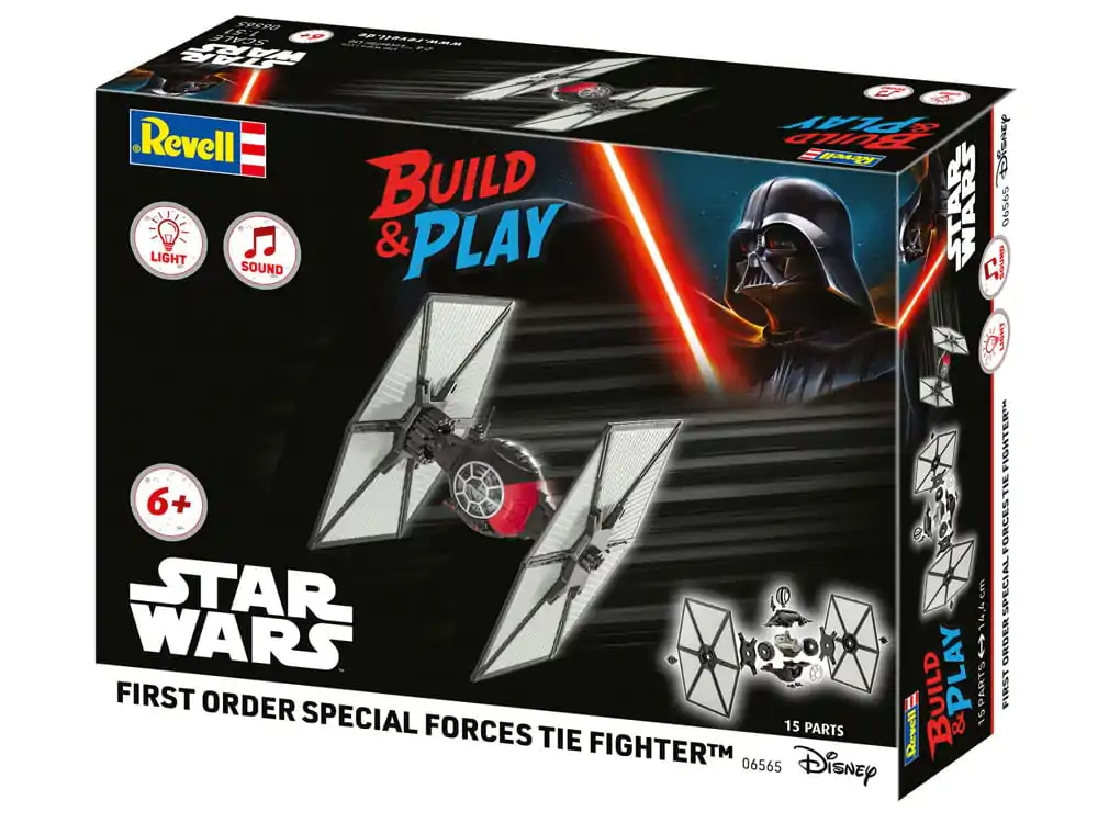 Star Wars Model Kit 1/51 First Order Special Forces TIE Fighter 14 cm produktová fotografia