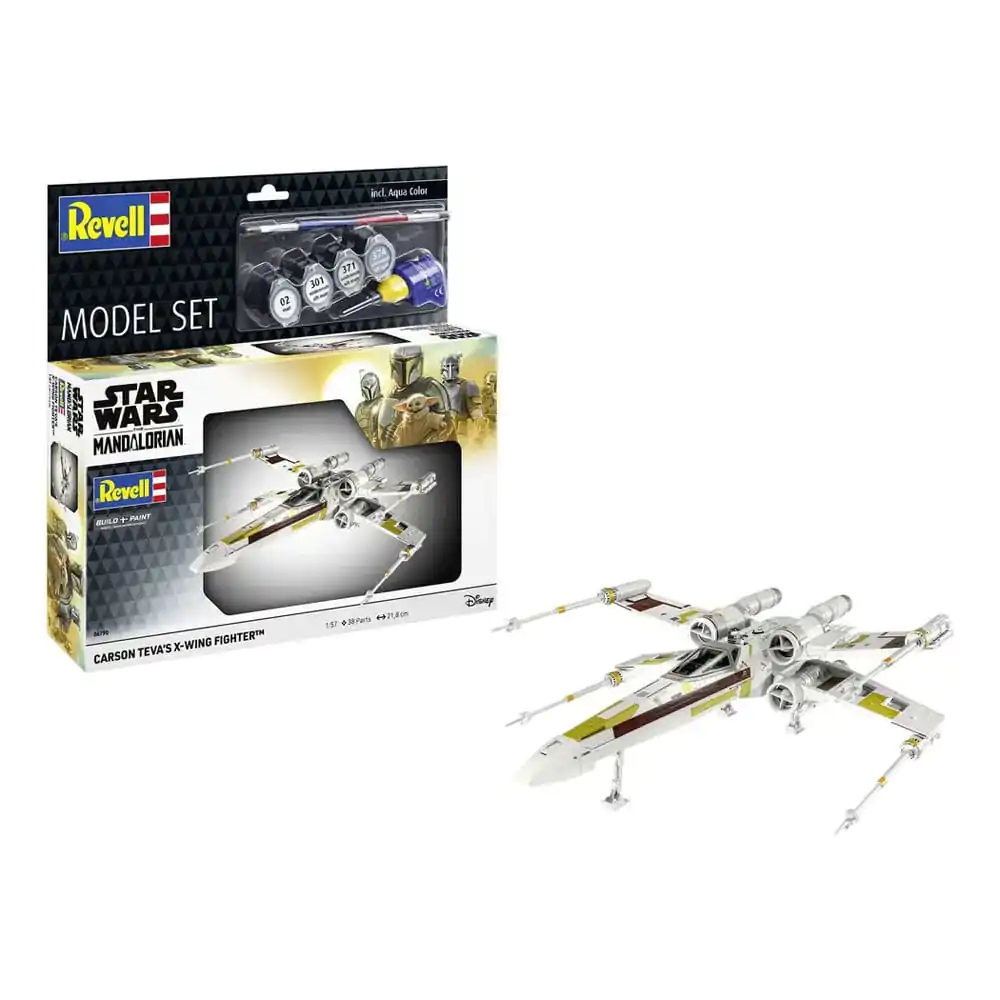 Star Wars Model Kit so základným príslušenstvom 1/57 Carson Teva's X-Wing Fighter 22 cm produktová fotografia