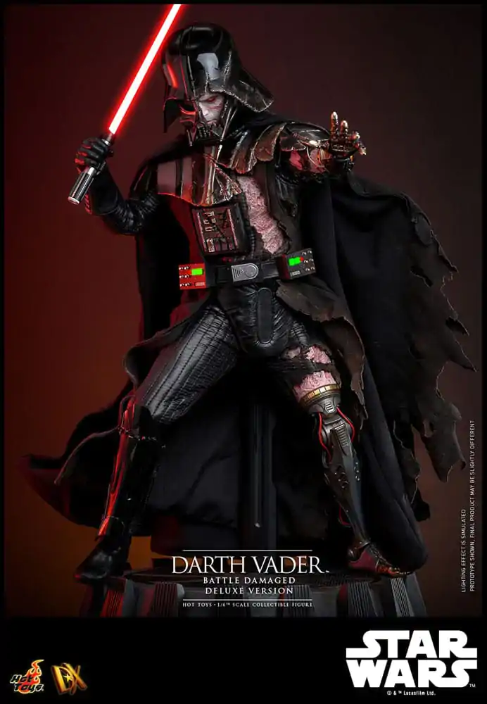 Star Wars Akčná figúrka 1/6 Darth Vader (Battle Damaged) Deluxe verzia 35 cm termékfotó