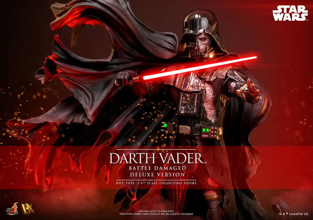 Star Wars Akčná figúrka 1/6 Darth Vader (Battle Damaged) Deluxe verzia 35 cm termékfotó