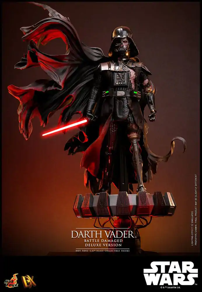 Star Wars Akčná figúrka 1/6 Darth Vader (Battle Damaged) Deluxe verzia 35 cm termékfotó