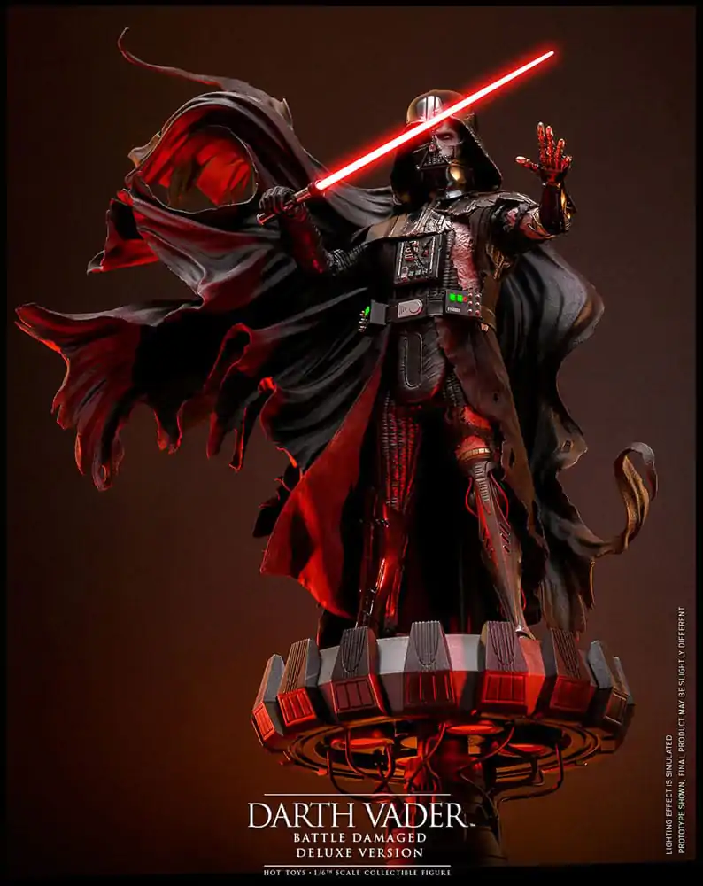 Star Wars Akčná figúrka 1/6 Darth Vader (Battle Damaged) Deluxe verzia 35 cm termékfotó