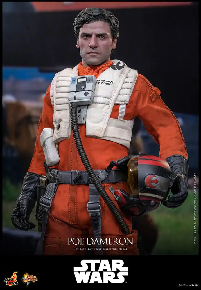 Star Wars Akčná figúrka 1/6 Poe Dameron 30 cm produktová fotografia