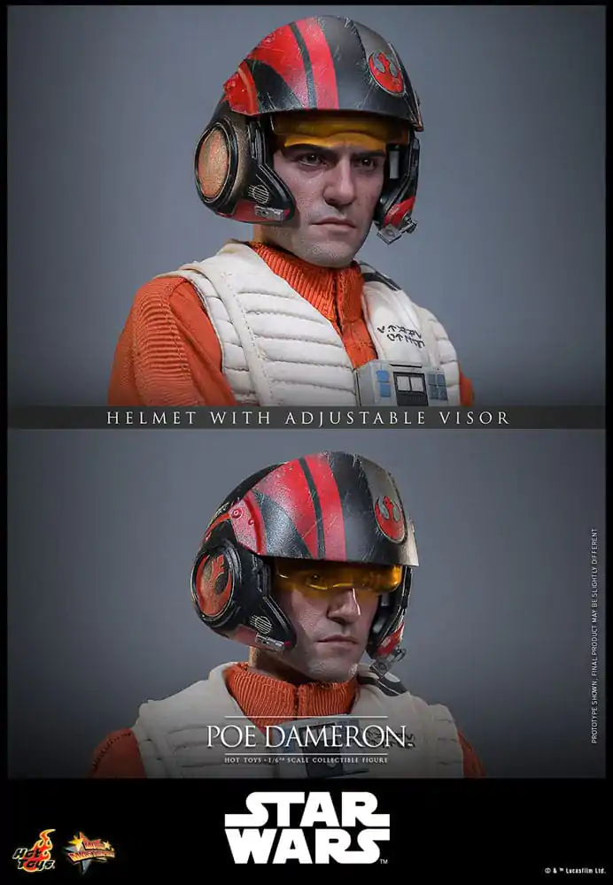 Star Wars Akčná figúrka 1/6 Poe Dameron 30 cm produktová fotografia