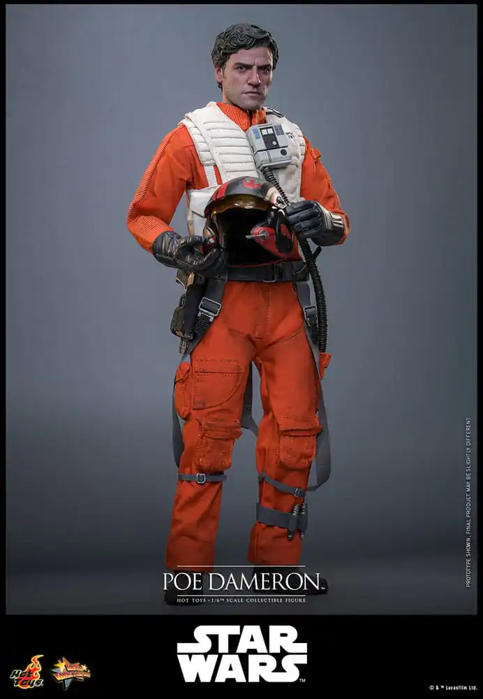 Star Wars Akčná figúrka 1/6 Poe Dameron 30 cm produktová fotografia