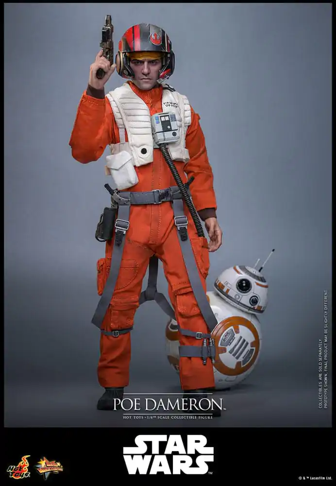 Star Wars Akčná figúrka 1/6 Poe Dameron 30 cm produktová fotografia
