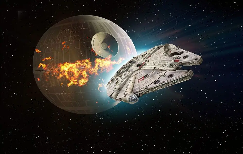 Star Wars Model Kit 1/72 Millennium Falcon 38 cm produktová fotografia