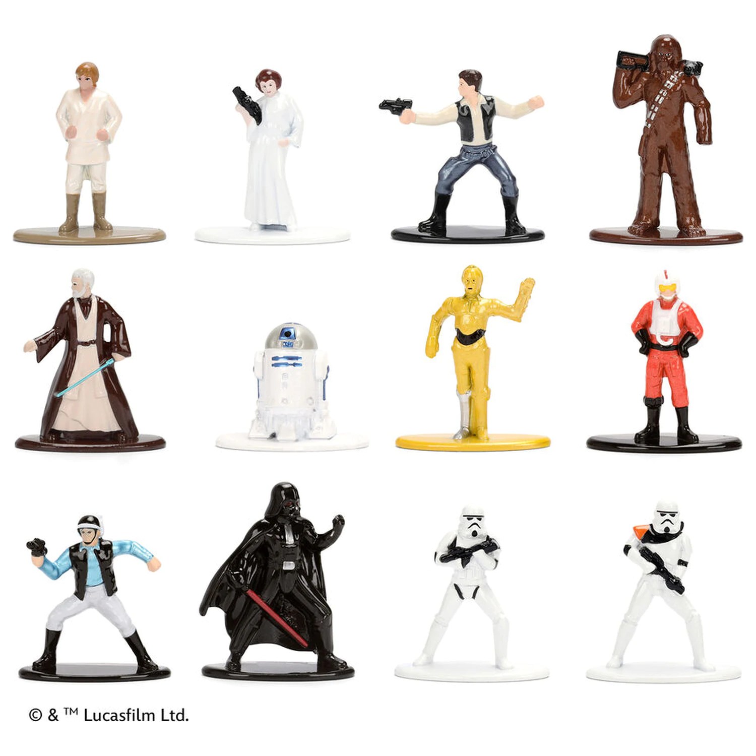 Star Wars pack 12 kovových figúrok 4cm produktová fotografia