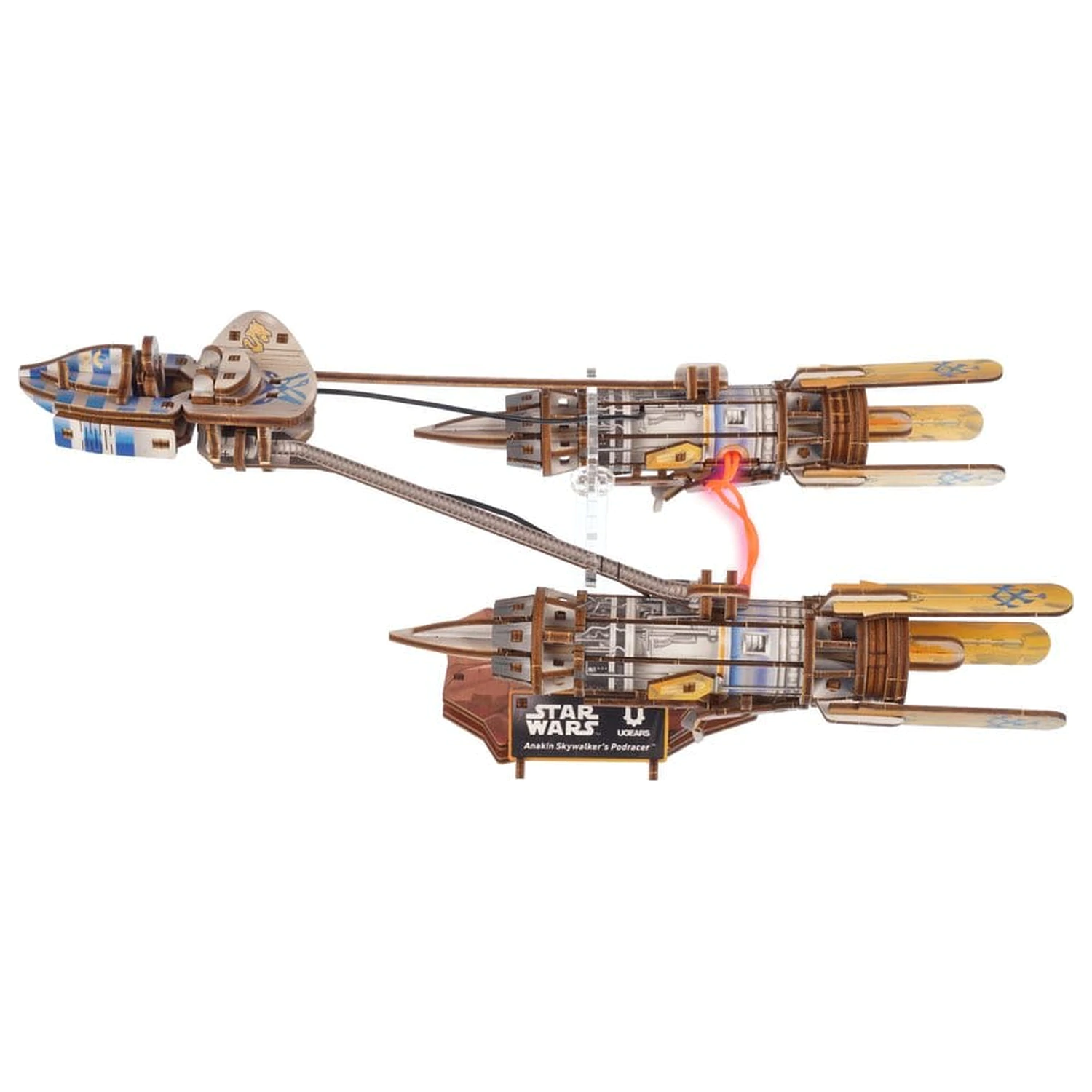 Star Wars 3D Drevené Puzzle Anakin Skywalker's Podracer produktová fotografia