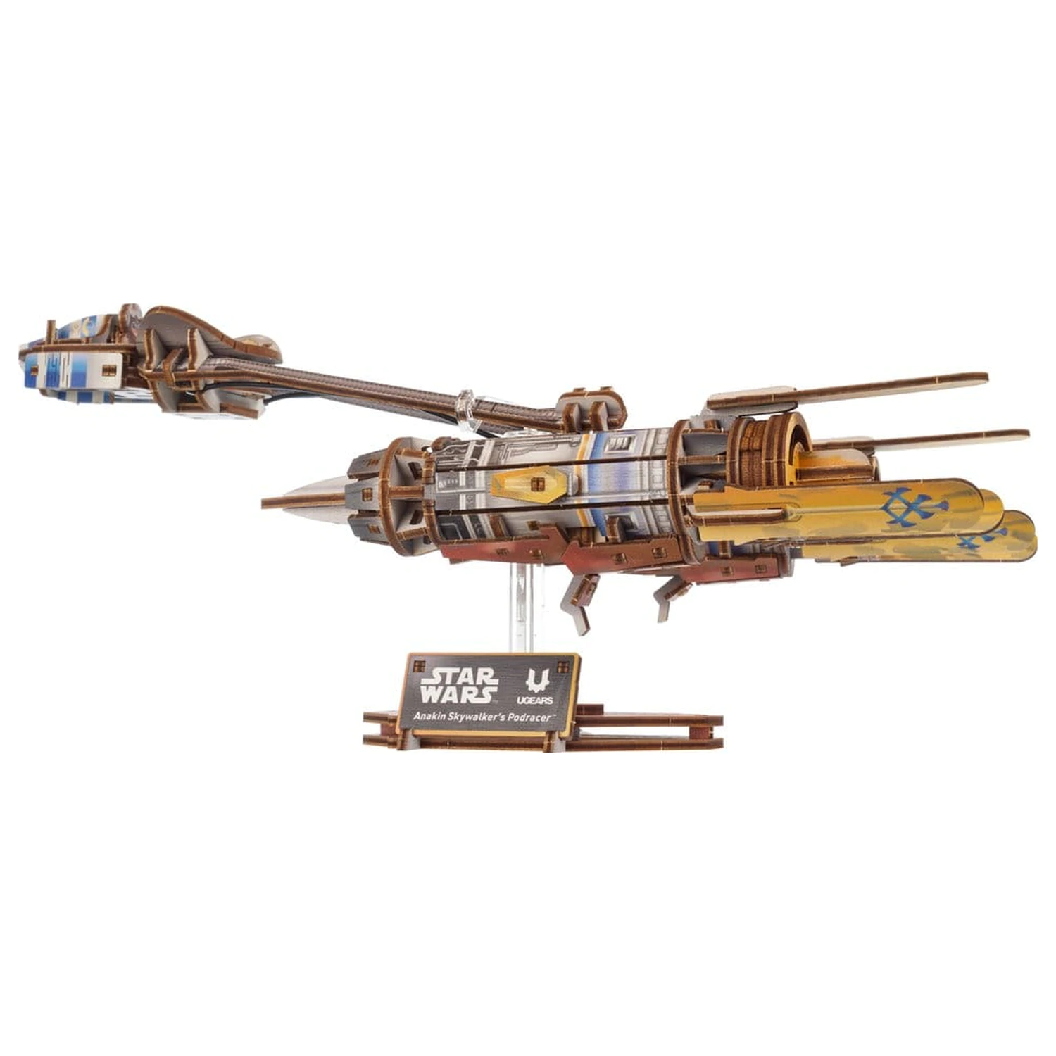Star Wars 3D Drevené Puzzle Anakin Skywalker's Podracer produktová fotografia