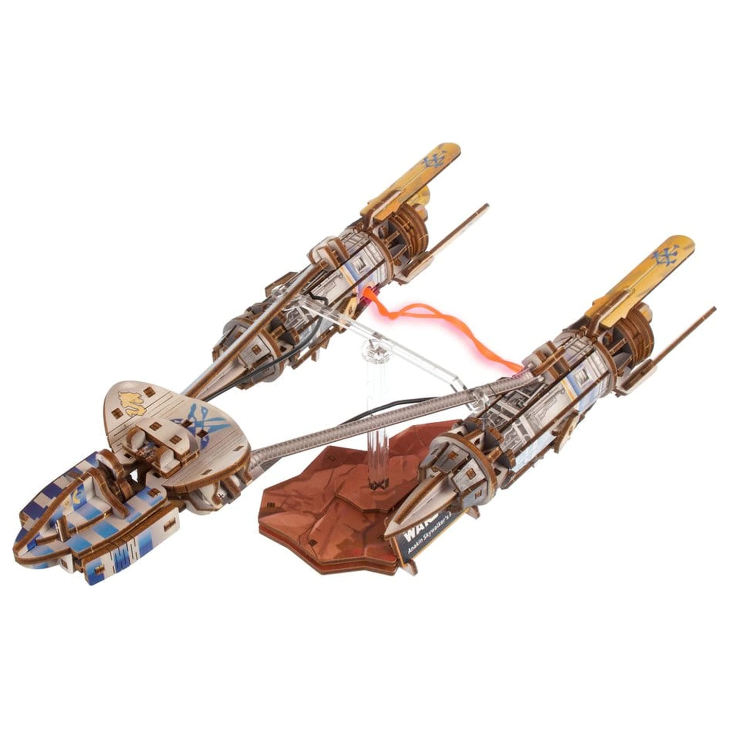 Star Wars 3D Drevené Puzzle Anakin Skywalker's Podracer produktová fotografia