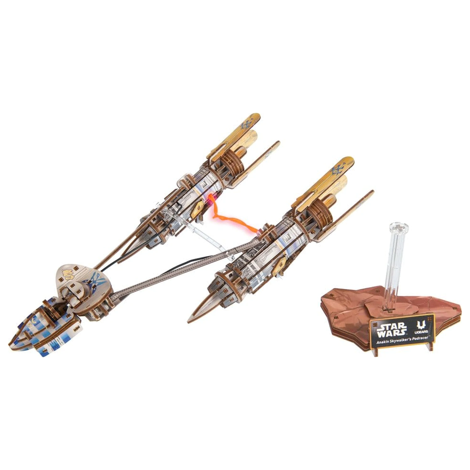Star Wars 3D Drevené Puzzle Anakin Skywalker's Podracer produktová fotografia