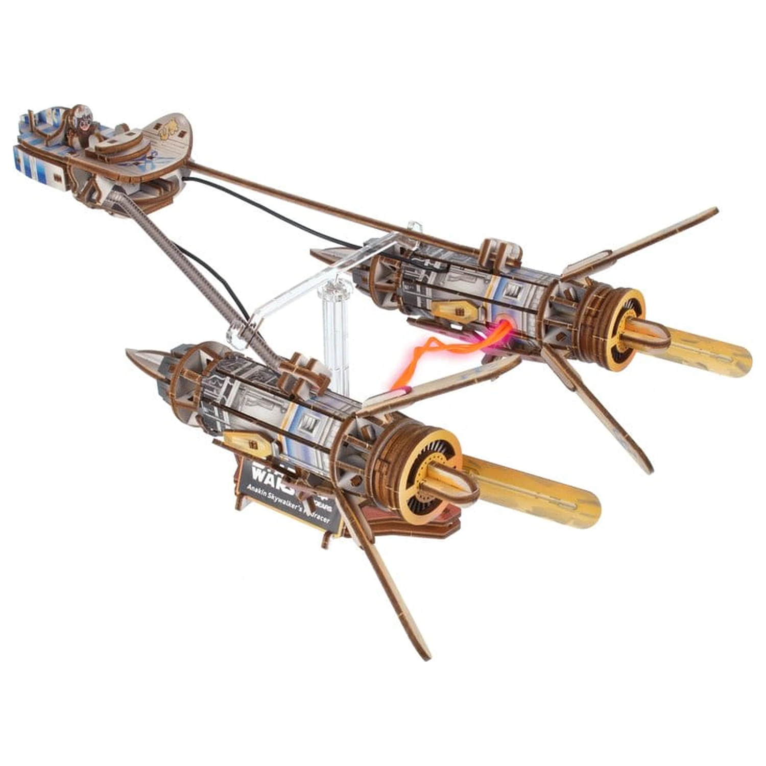 Star Wars 3D Drevené Puzzle Anakin Skywalker's Podracer produktová fotografia