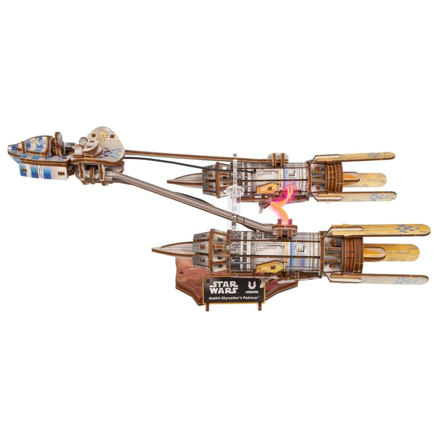 Star Wars 3D Drevené Puzzle Anakin Skywalker's Podracer produktová fotografia