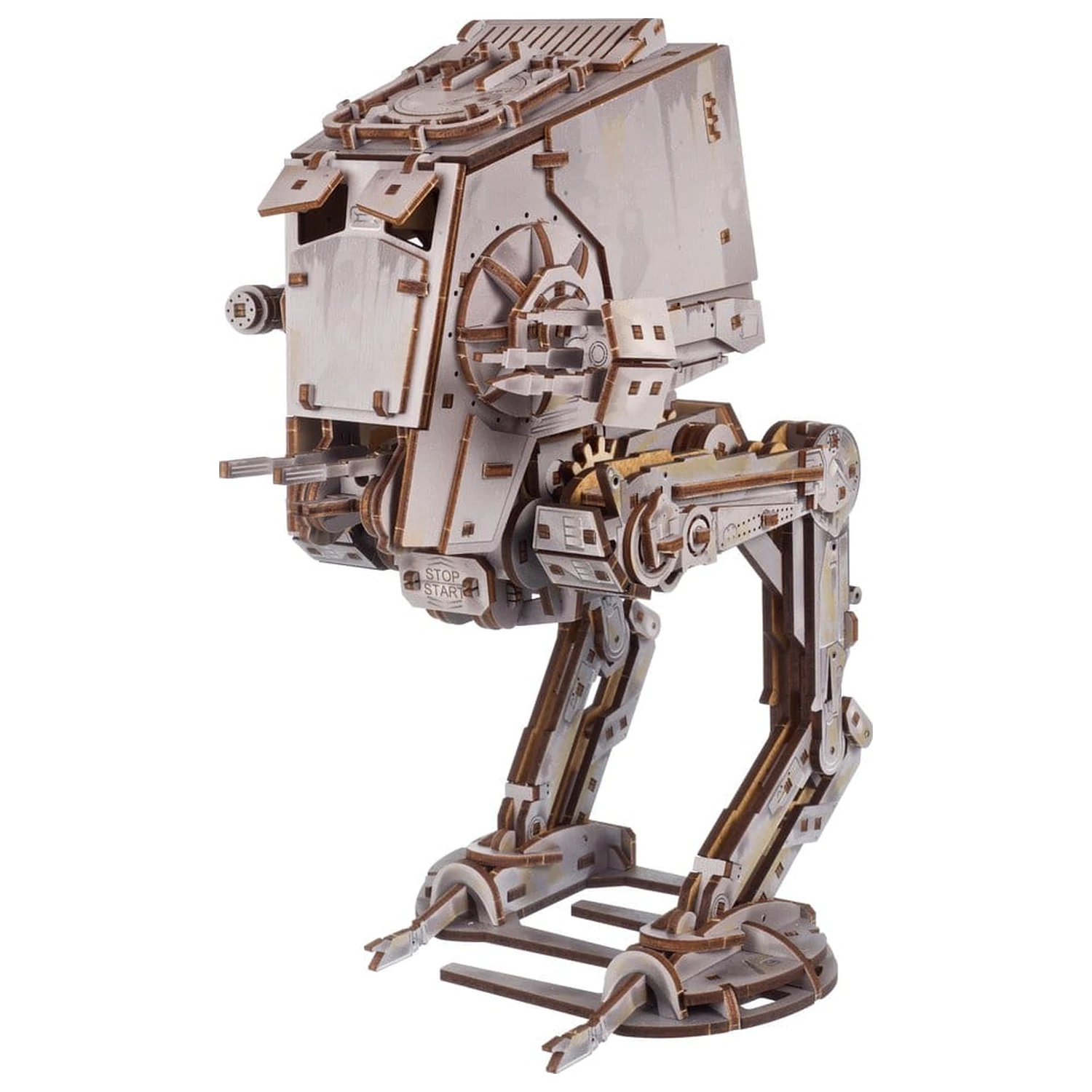 Star Wars 3D Drevené Puzzle AT-ST Walker produktová fotografia