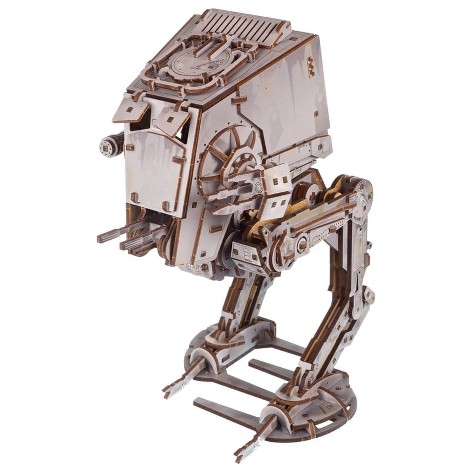 Star Wars 3D Drevené Puzzle AT-ST Walker produktová fotografia