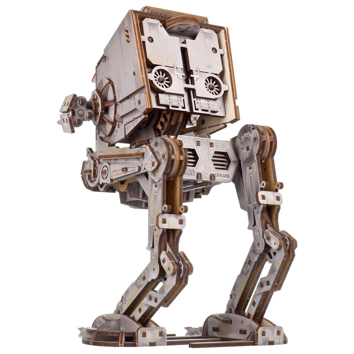 Star Wars 3D Drevené Puzzle AT-ST Walker produktová fotografia