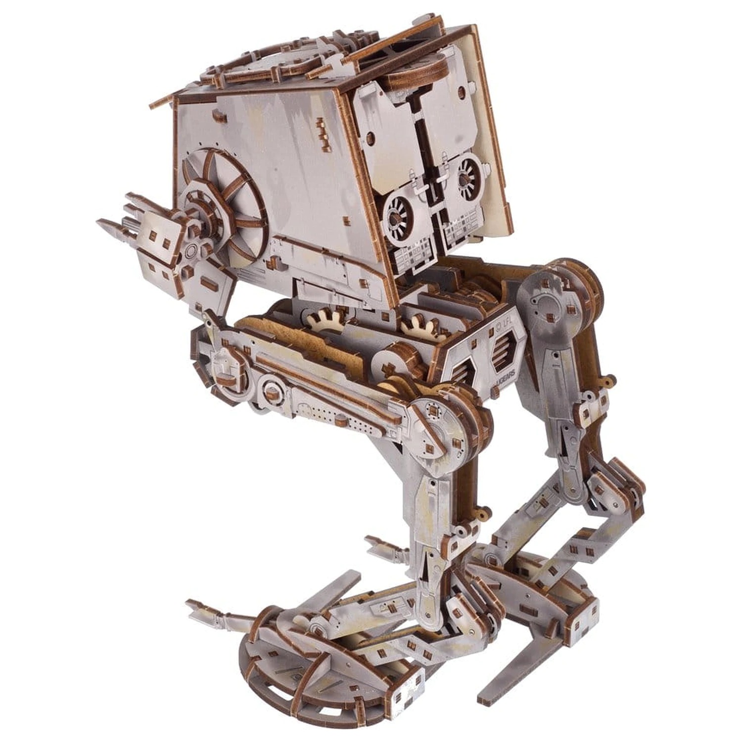 Star Wars 3D Drevené Puzzle AT-ST Walker produktová fotografia