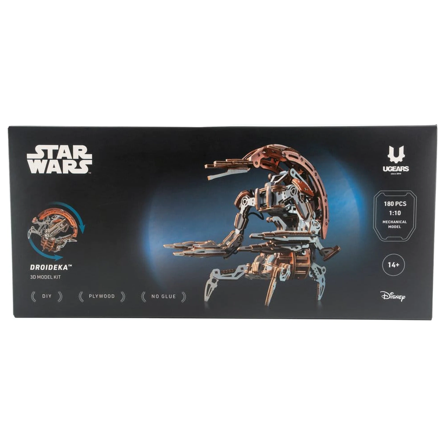 Star Wars 3D Drevené puzzle Droideka produktová fotografia