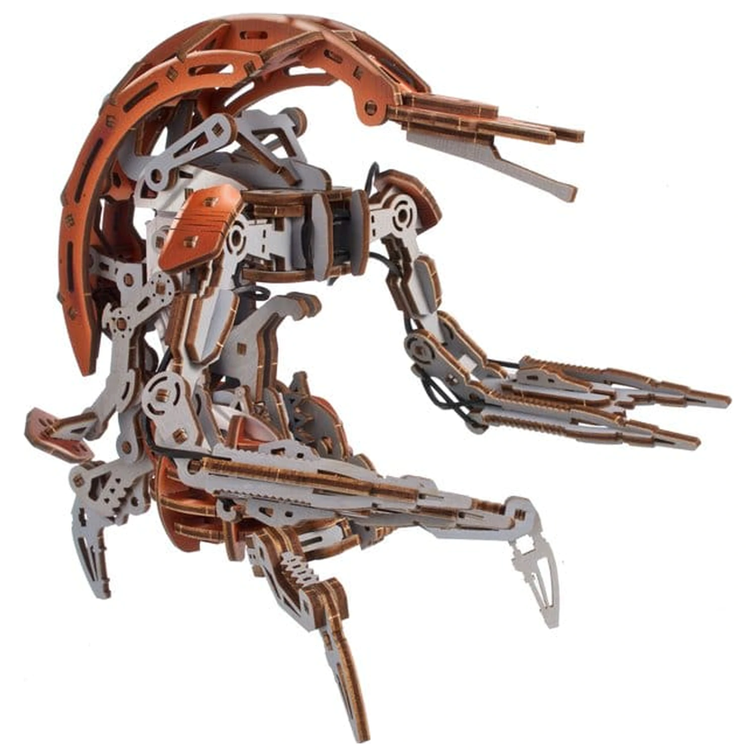 Star Wars 3D Drevené puzzle Droideka produktová fotografia